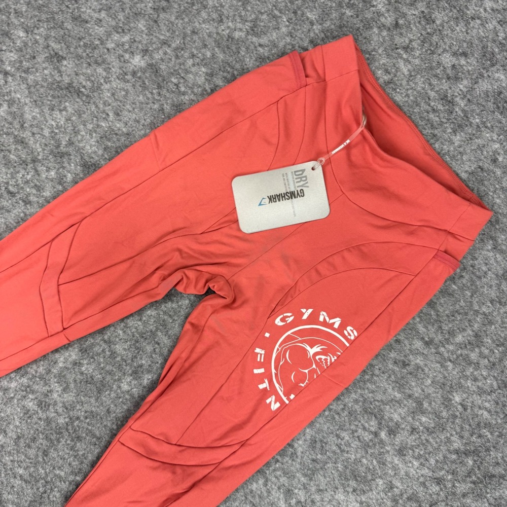 Gymshark Legacy Fitness Leggings Morrocan Brick White Extra Small XS